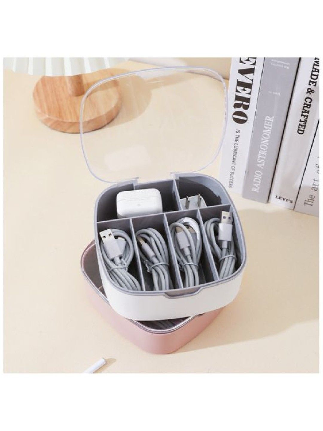 Scenti Portable Cord Accessories Jewelry Organizer with Multiple Compartments (No Color- Image 3)