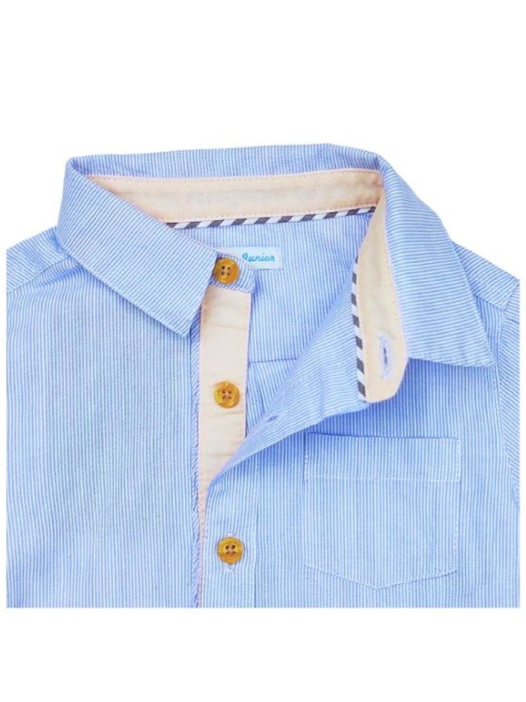 Periwinkle Bennet Top and Bottom Set Polo Shorts (Blue- Image 3)