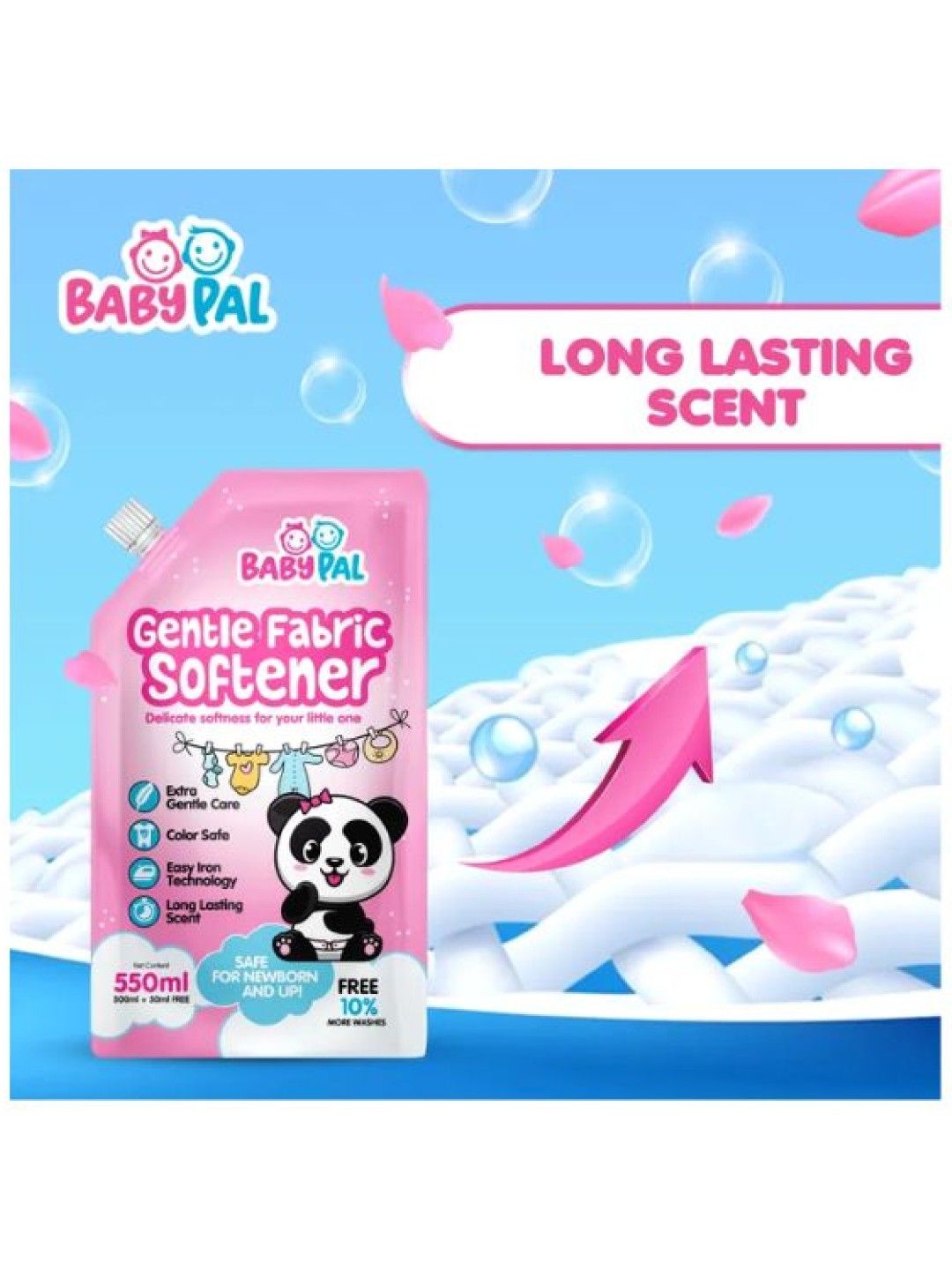 BabyPal Gentle Fabric Softener (550ml) (No Color- Image 3)