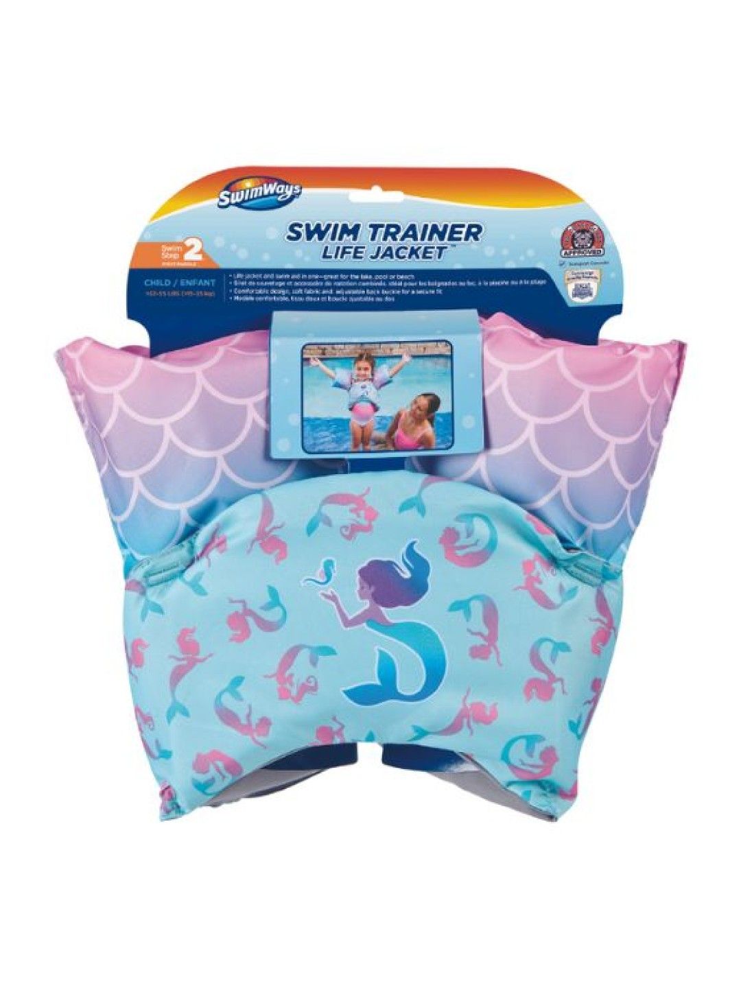 SwimWays Trainer Life Jacket (Mermaid- Image 3)