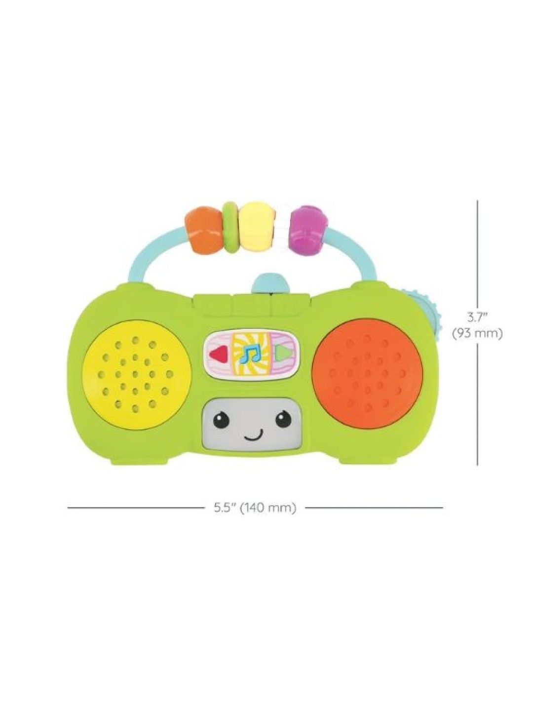 Infantino Music & Light Pretend Mini Boombox (No Color- Image 3)