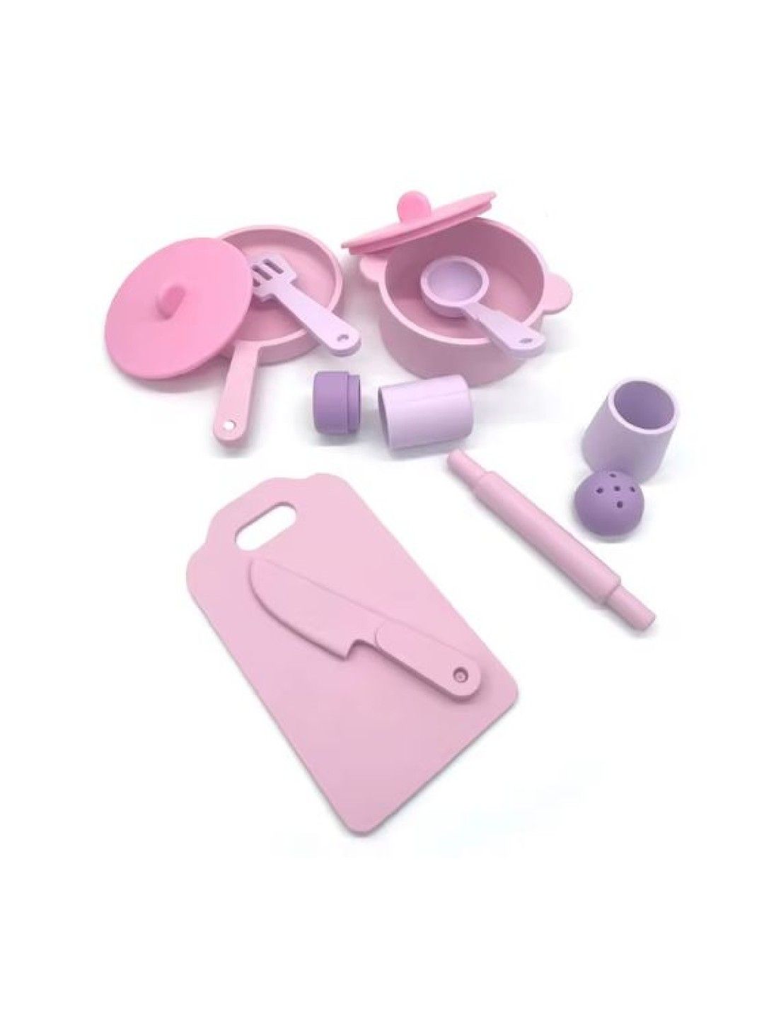The Baby Basket Silicone Kitchen Tools Toy Set (10pcs) (No Color- Image 3)