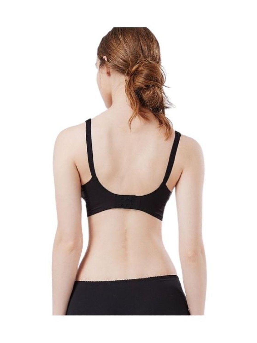 Mamaway (CLEARANCE) Ultra Silky Seamless Maternity & Nursing Bra - Black (No Color- Image 3)