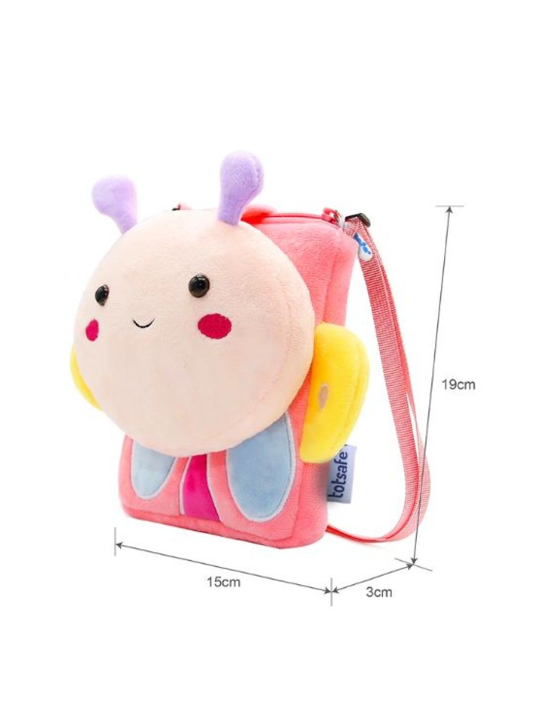 Totsafe Plush Bag - Crossbody Bag Collection (Butterfly- Image 3)