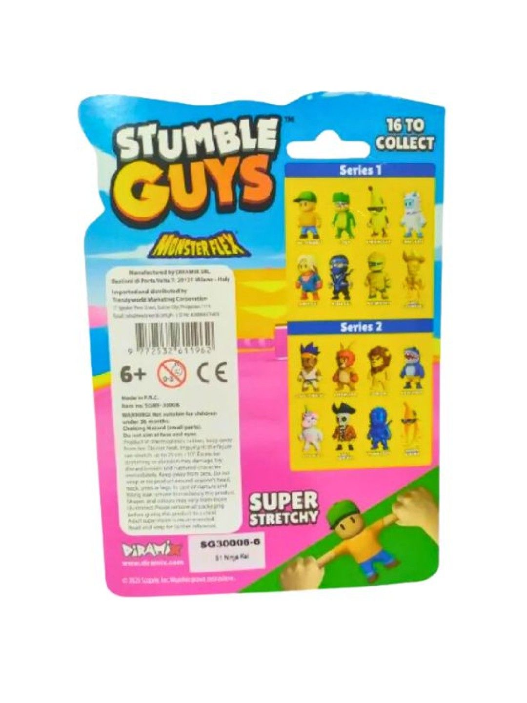 Diramix Monsterflex Stumble Guys S1 - Mr Stumble (No Color- Image 3)