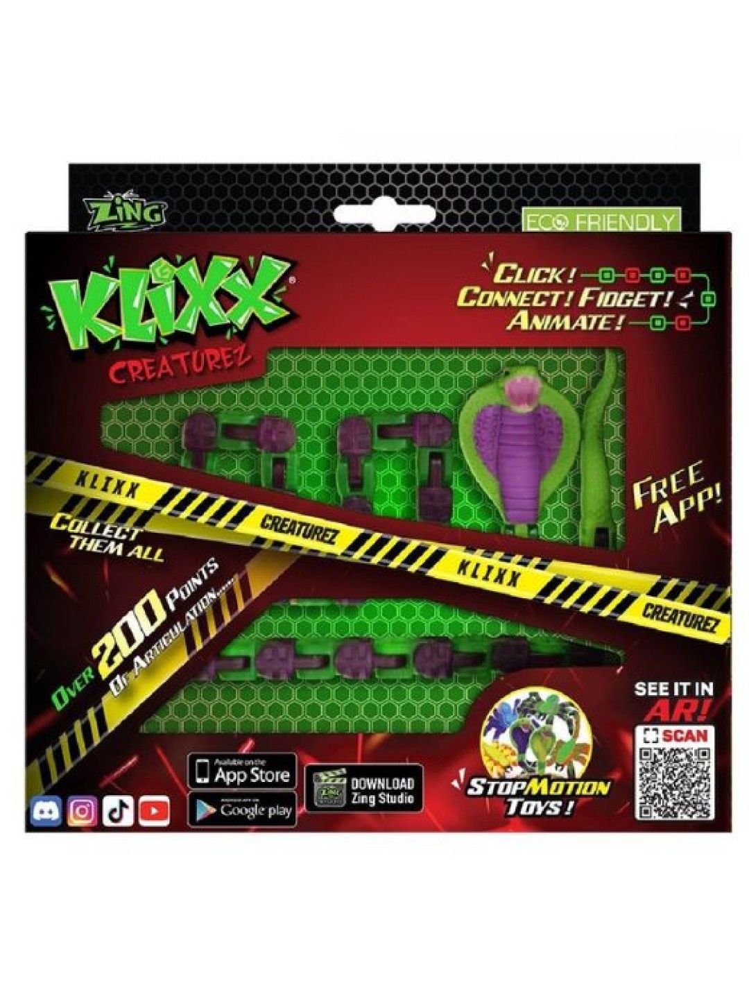 Zing Klixx Creaturez Cobra (Purple- Image 2)