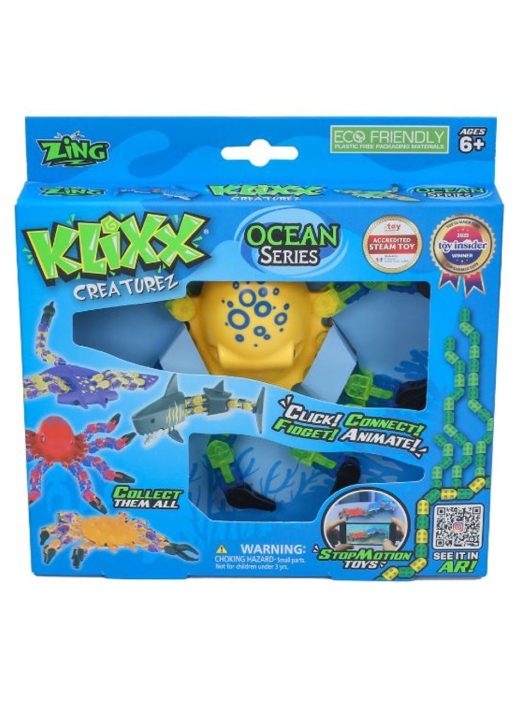 Zing Klixx Creaturez Octopus (Yellow- Image 2)