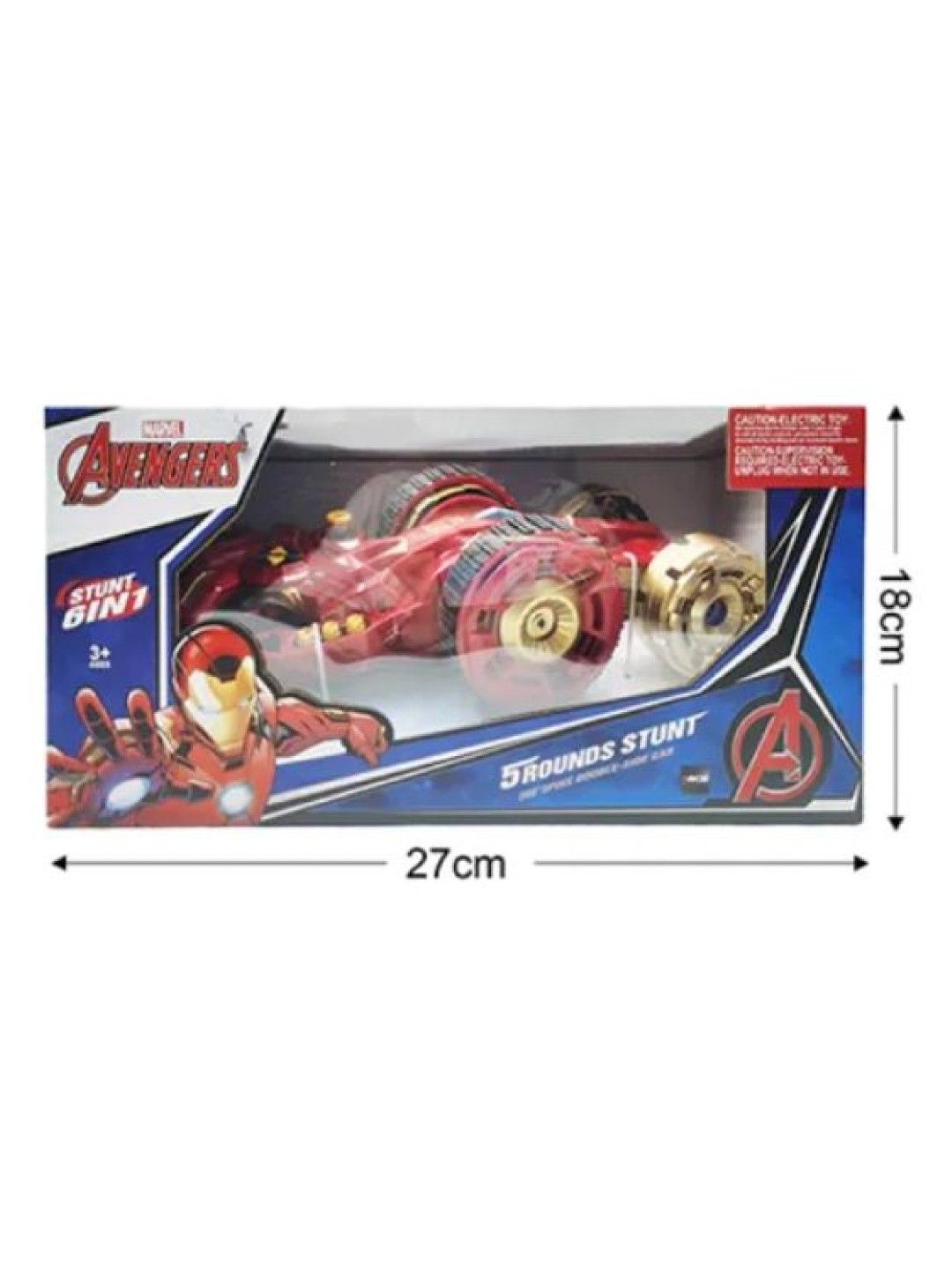 Marvel Original Iron Man Full-Function 5-Wheel Stunt Remote Control Car (2.4GHz) (No Color- Image 3)