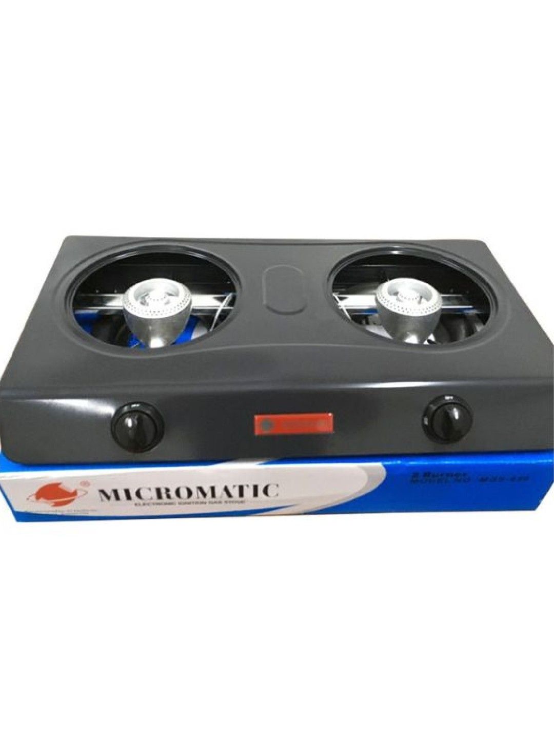 MICROMATIC MGS-650 Double Burner Gas Stove (Grey- Image 3)