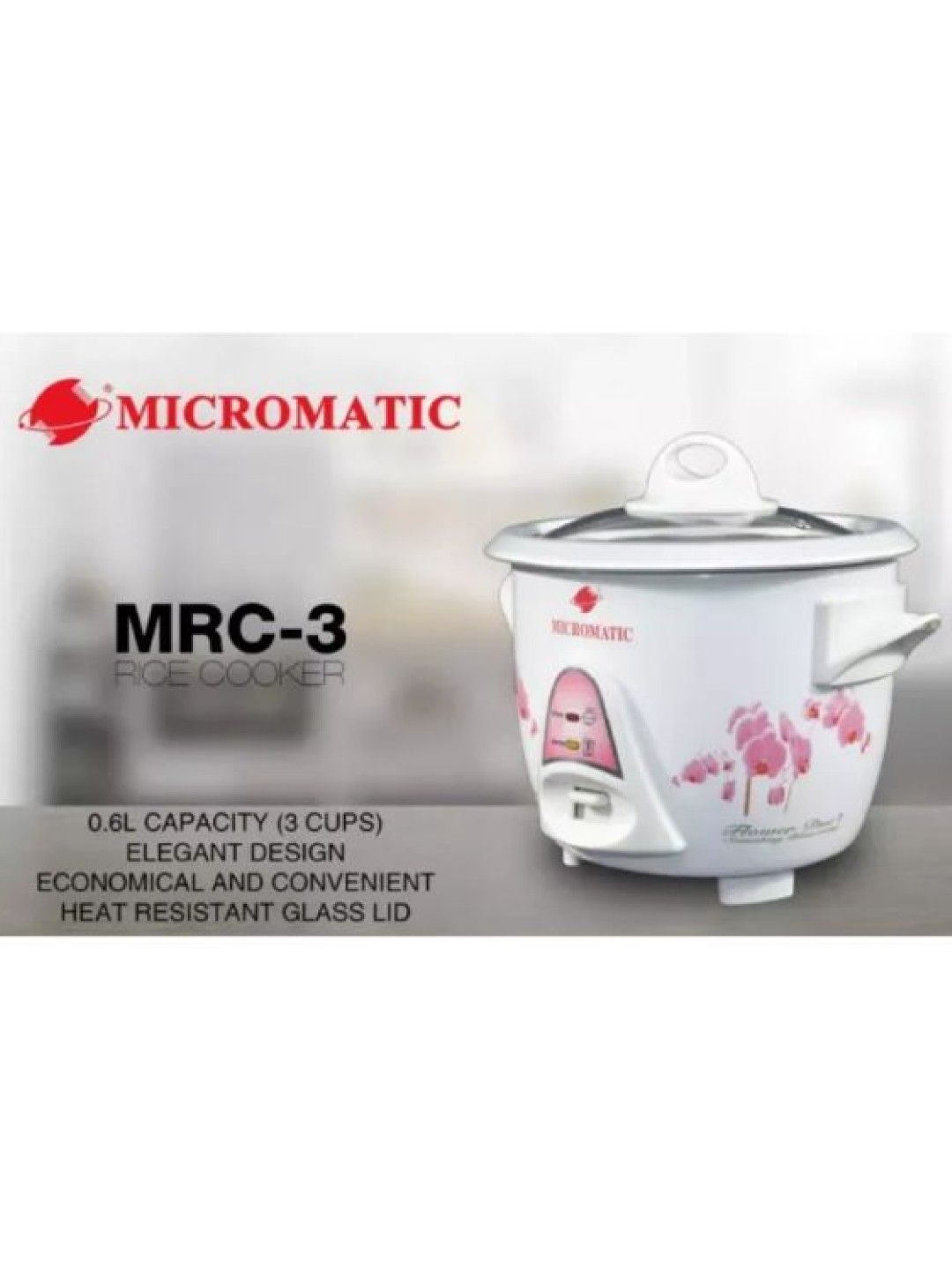 MICROMATIC MRC-3 Rice Cooker 0.6L (No Color- Image 3)