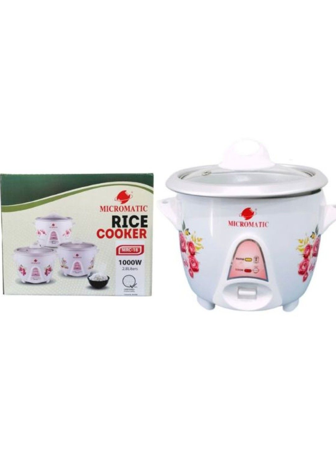 MICROMATIC MRC-18 Rice Cooker 2.8L (No Color- Image 3)