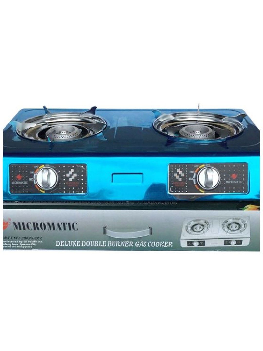 MICROMATIC MGS-282 Double Burner Stove (No Color- Image 3)