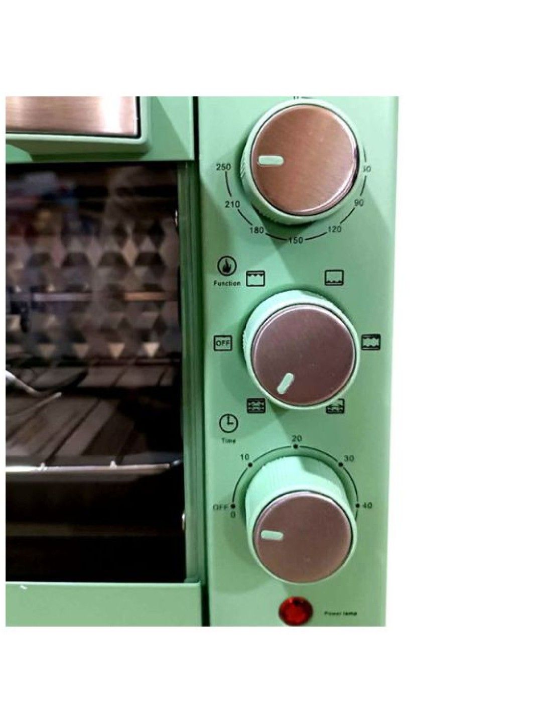MICROMATIC MRO-16 Oven Toaster with Rotisserie (Green - 16L) (No Color- Image 3)