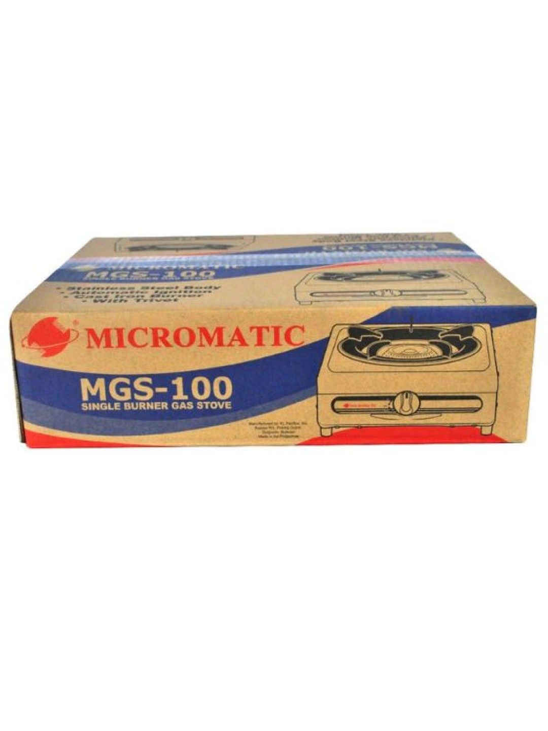 MICROMATIC MGS-100 Single Burner Gas Stove without Regulator (No Color- Image 3)