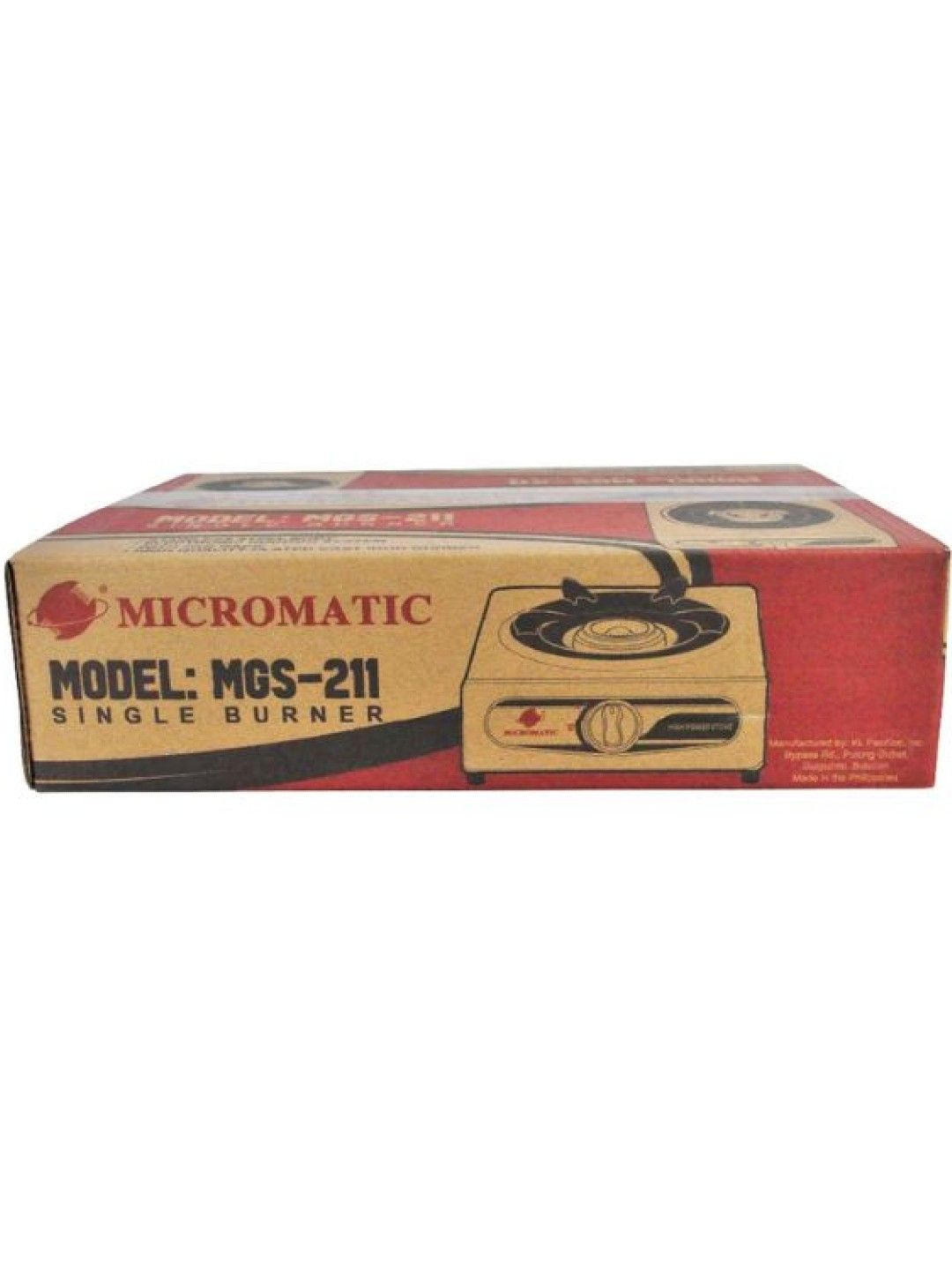 MICROMATIC MGS-211 Single Burner Gas Stove without Regularor (No Color- Image 3)