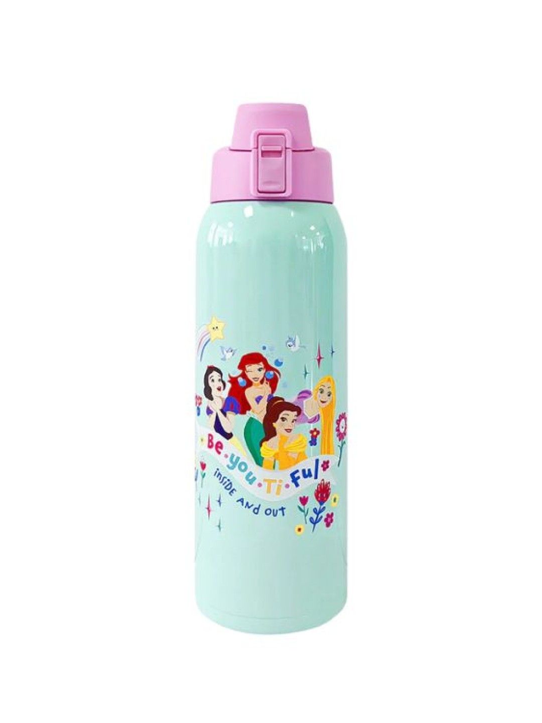 Zippies Disney 1L Insulated Tumblers with Carrying Pouch (Princess More Than A Rainbow- Image 3)
