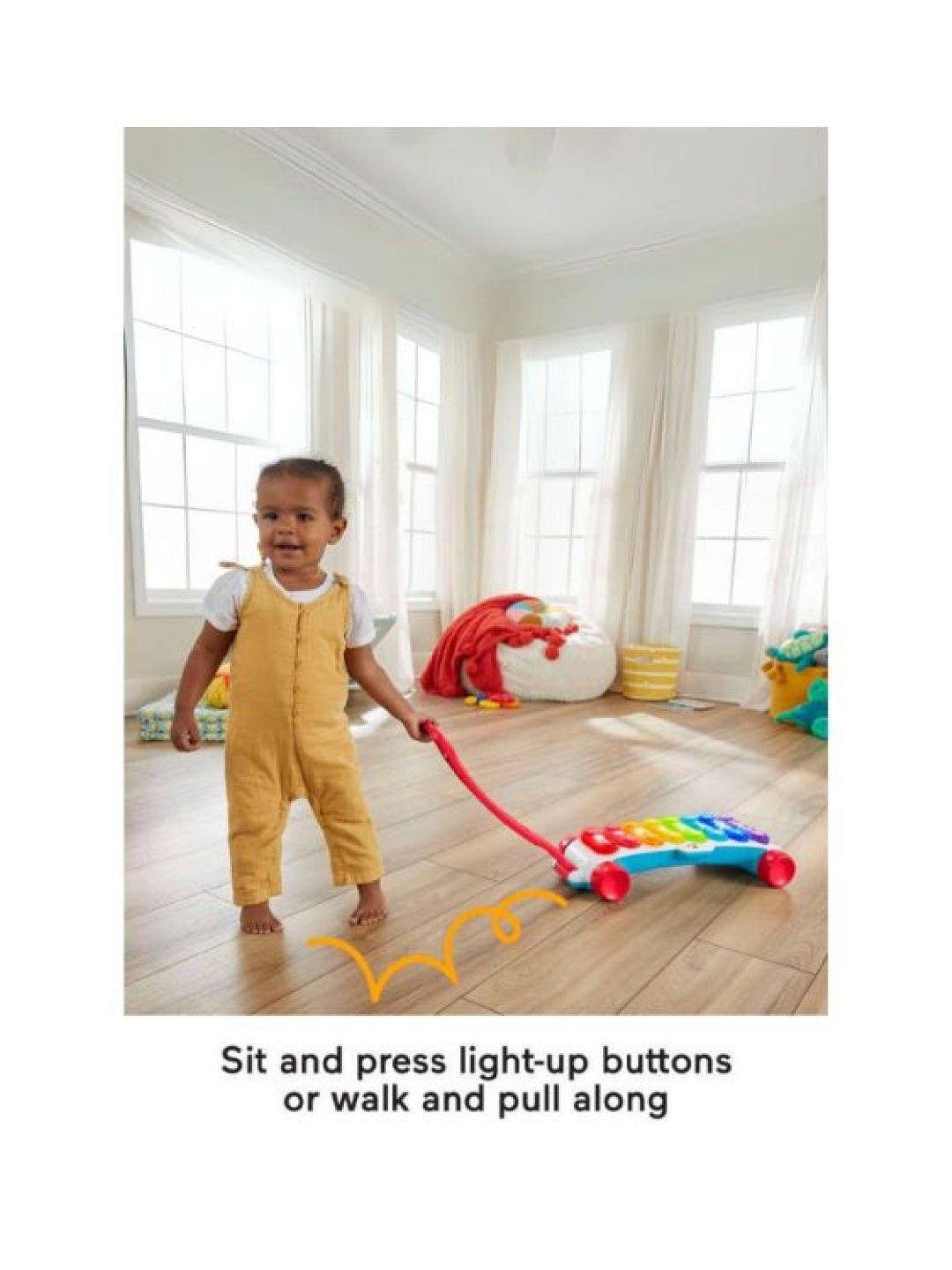 Fisher Price Giant Light-Up Xylophone Electronic Learning Toy (No Color- Image 3)