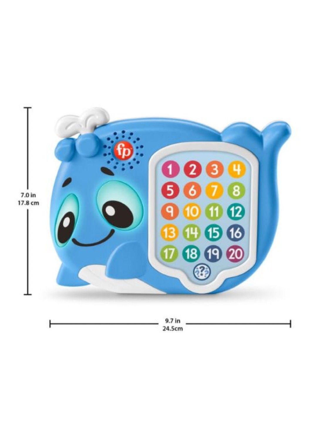 Fisher Price Linkimals 1-20 Count & Quiz Whale Interactive Learning Toy (No Color- Image 3)