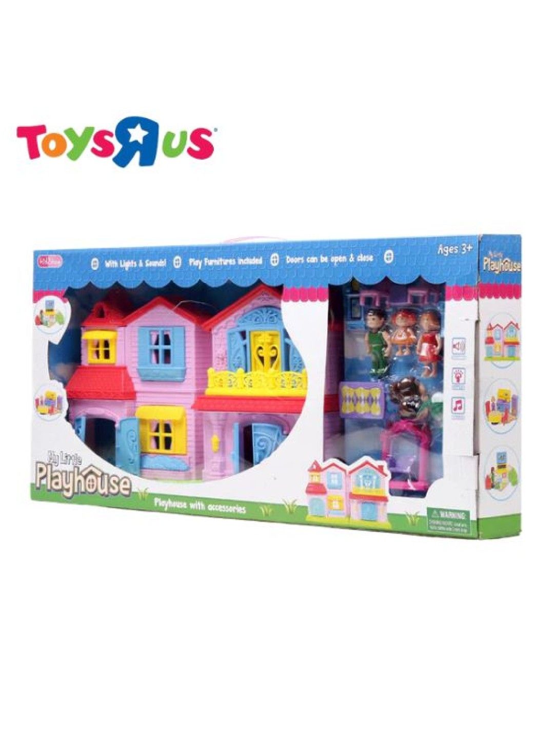 Toys R Us KidShop My Little Playhouse with Accessories and 3 Mini Dolls (No Color- Image 3)