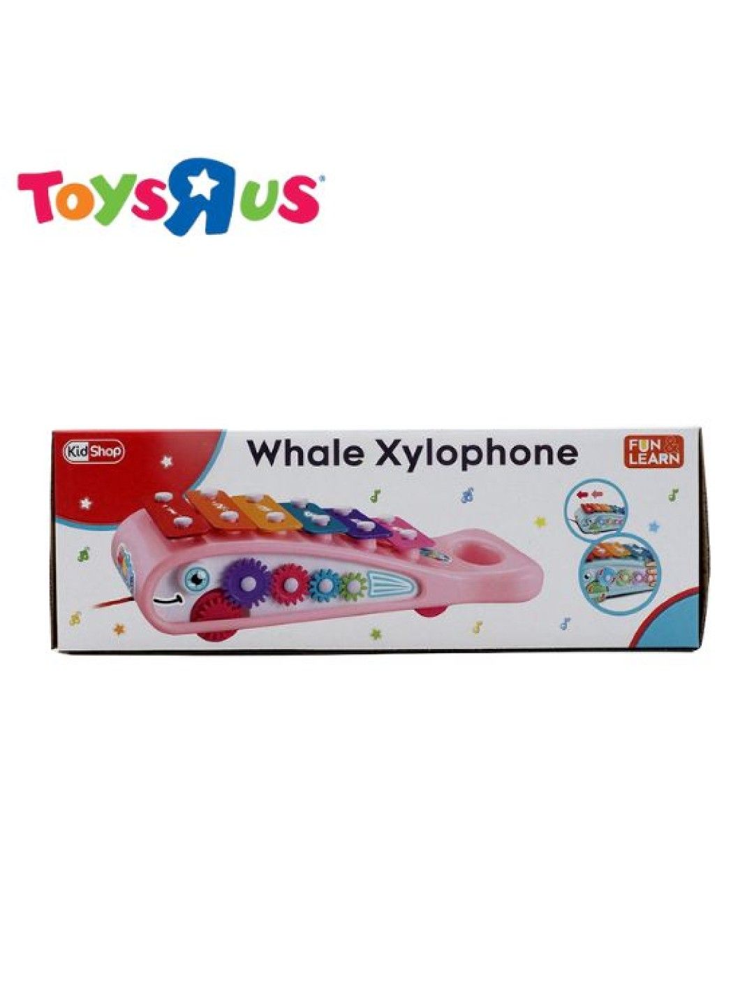 Toys R Us KidShop Fun n' Learn Whale Xylophone (Light Pink- Image 2)