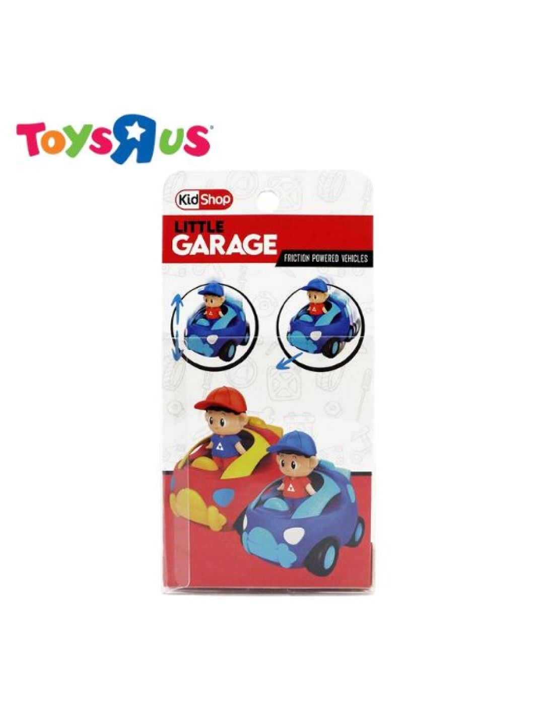 Toys R Us Kidshop Little Garage Friction Car (Red- Image 3)