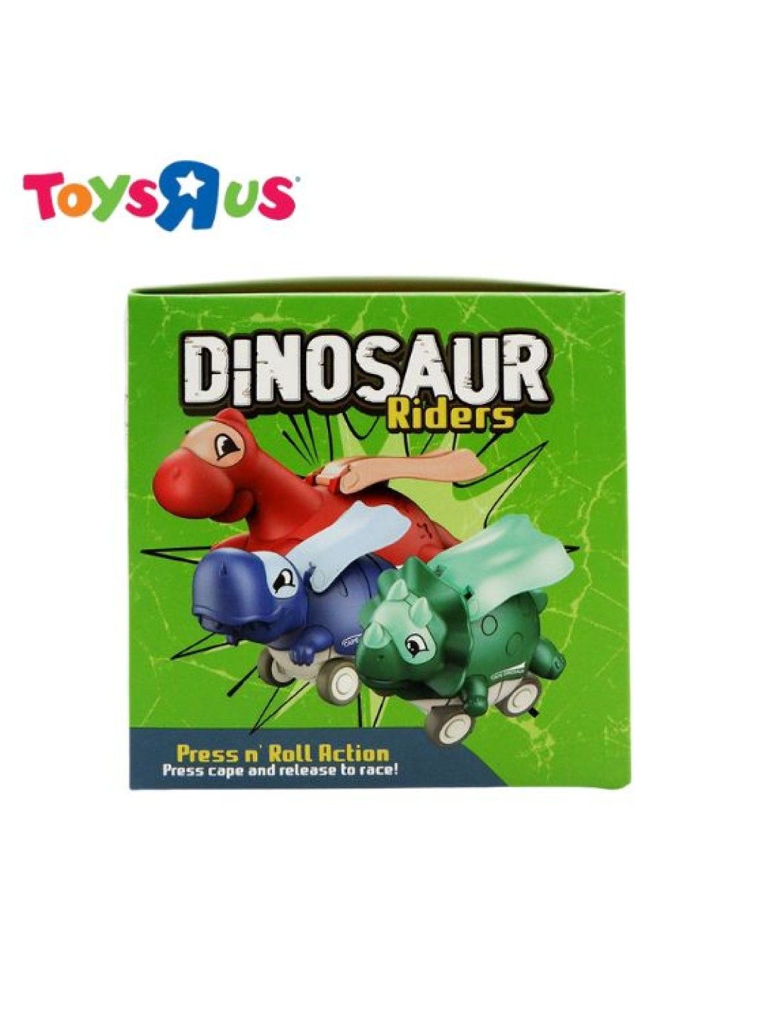 Toys R Us KidShop Press n' Roll Dinosaur Riders (Green- Image 3)