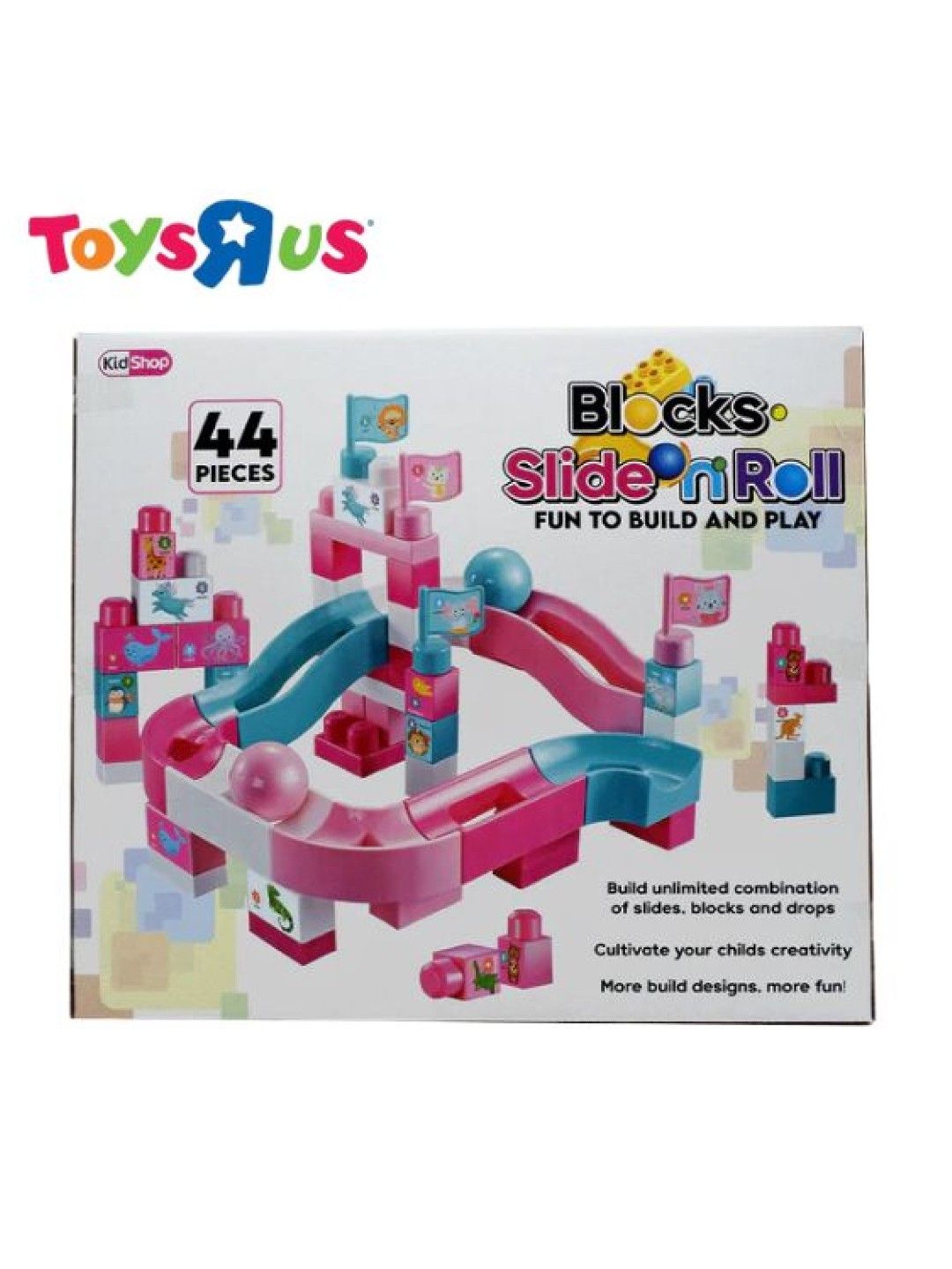 Toys R Us KidShop 44-pieces Blocks Slide 'n Roll (No Color- Image 2)