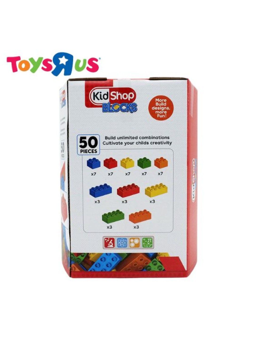 Toys R Us KidShop Blocks 50pcs (No Color- Image 2)