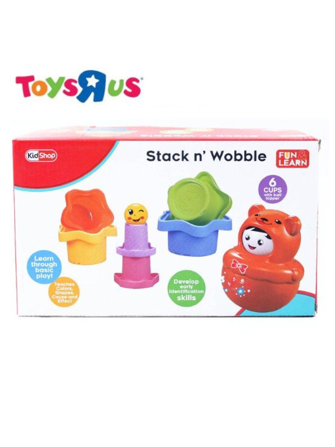 Toys R Us KidShop Stack 'n Wobble (Orange- Image 3)