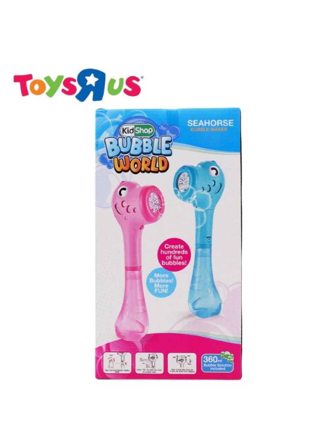 Toys R Us KidShop Bubble World Bubble Maker - Seahorse Blue (No Color- Image 2)