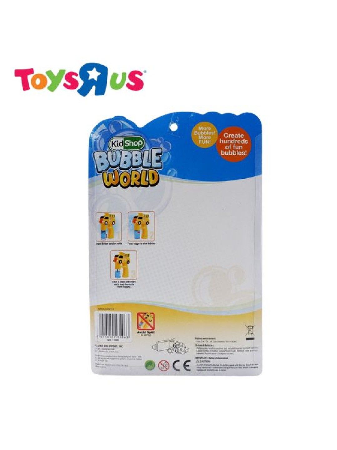Toys R Us KidShop Bubble World Construction Vehicle Bubble Maker (No Color- Image 2)