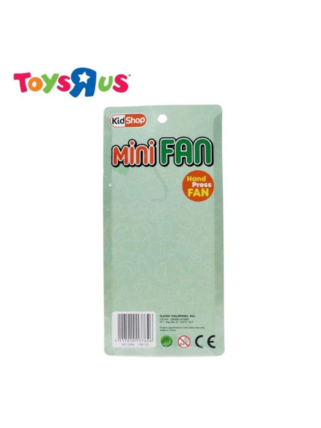 Toys R Us KidShop Mini Manual Fan - Carrot (No Color- Image 2)