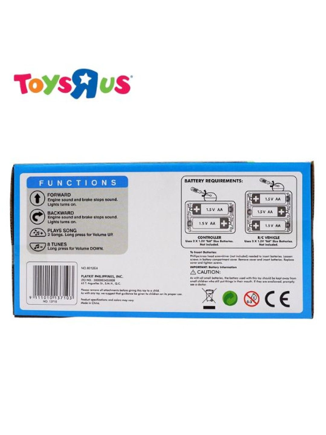 Toys R Us KidShop Fun Vehicles Remote Controlled Dumptruck Construction Series (No Color- Image 4)