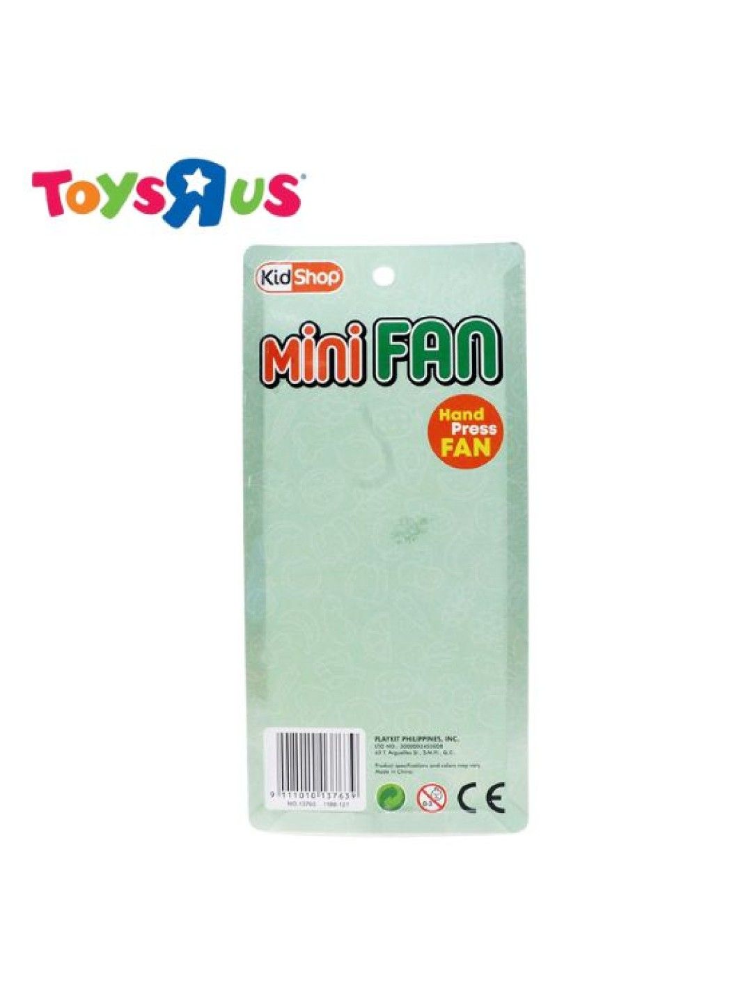 Toys R Us KidShop Mini Manual Fan - Strawberry (No Color- Image 2)