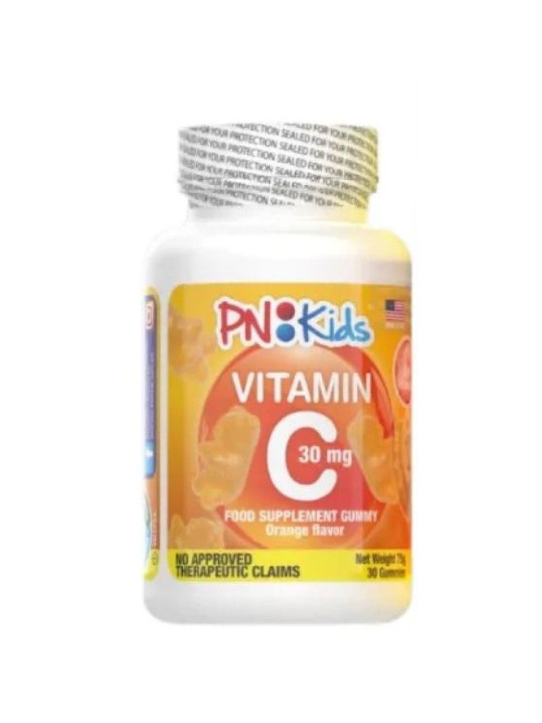 PNKids Vitamin C Food Supplement Gummy Orange Flavor 30s (75g) (No Color- Image 3)