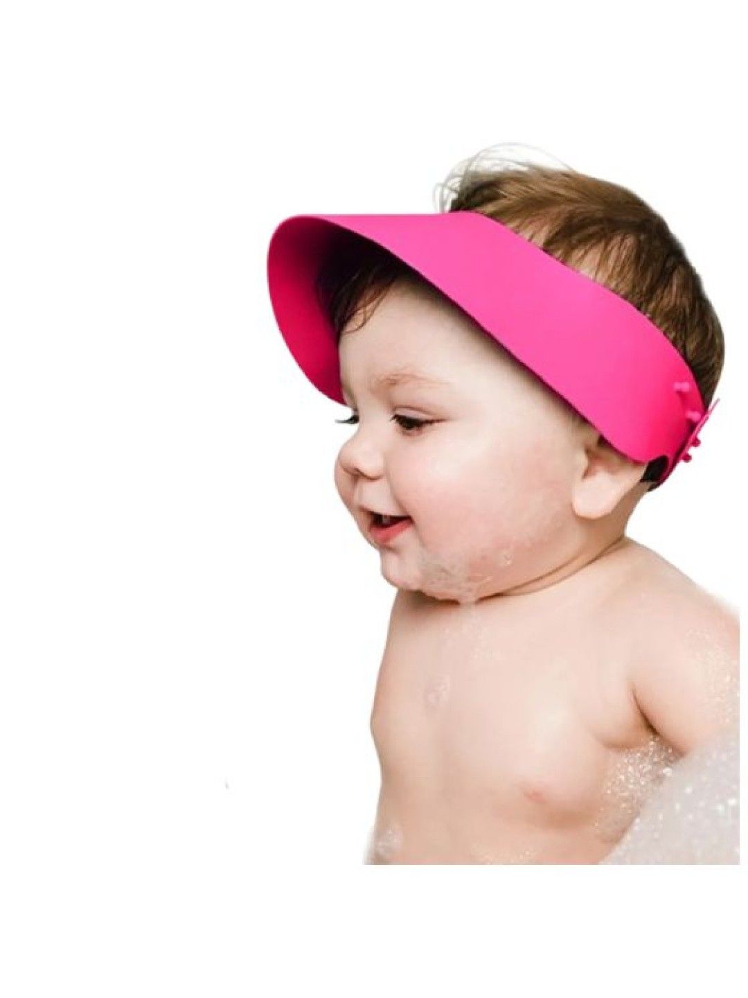 bbluv Käp: Silicone Shampoo Repellent Cap (Pink- Image 3)