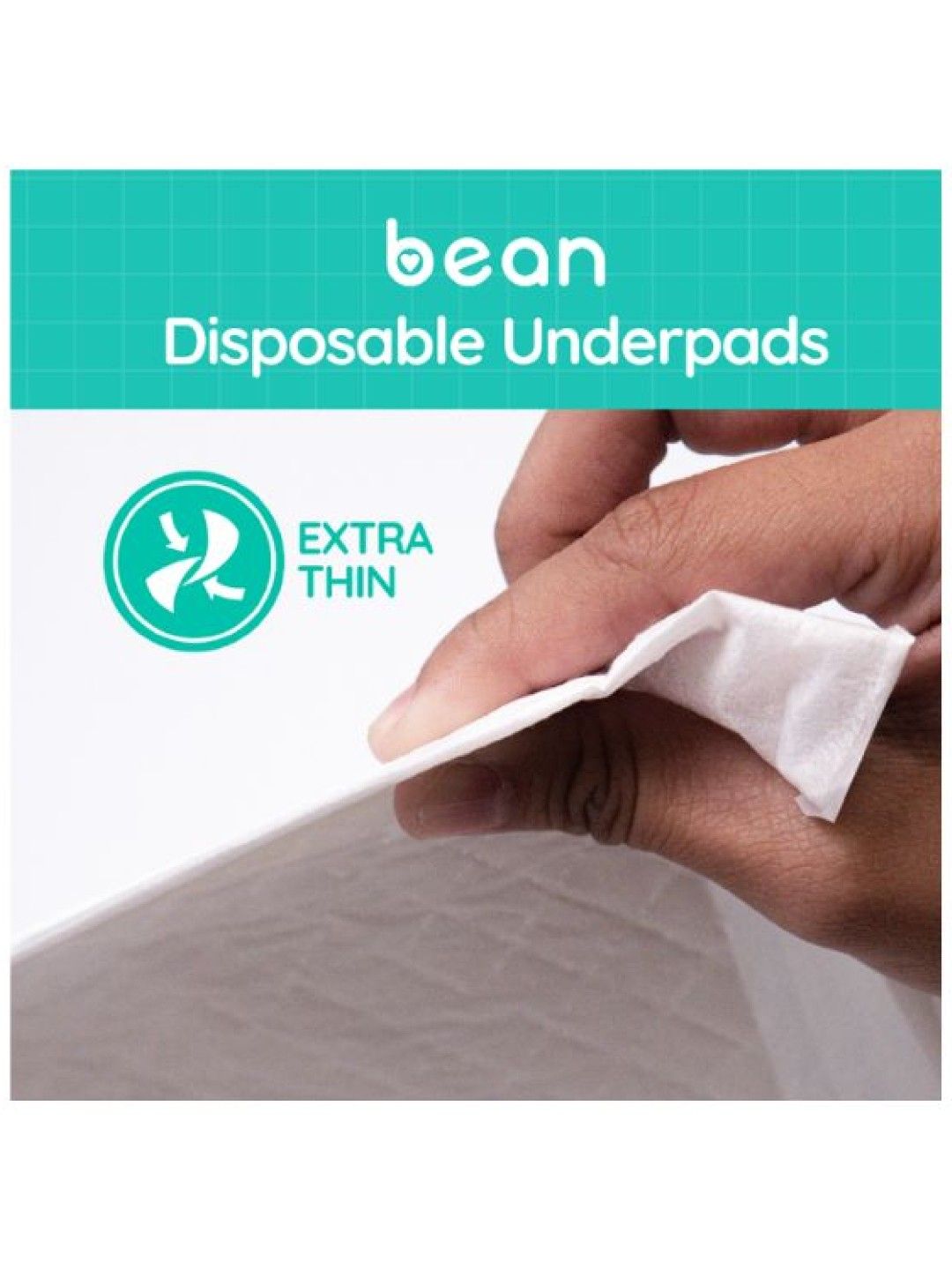 bean essentials Disposable Underpads (10 pads) (No Color- Image 3)