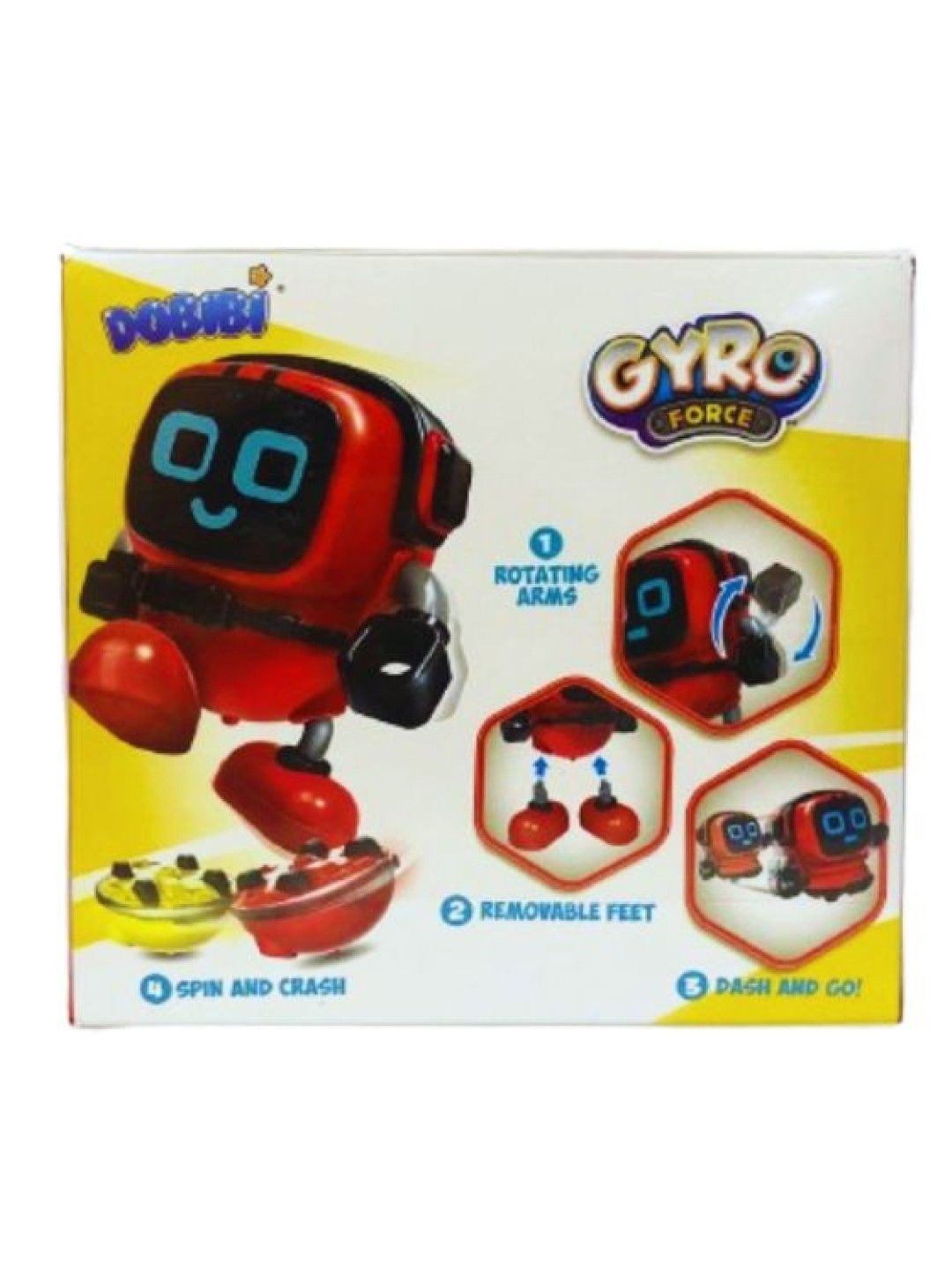 Apolo Gyro Force Car Robot (Red- Image 3)