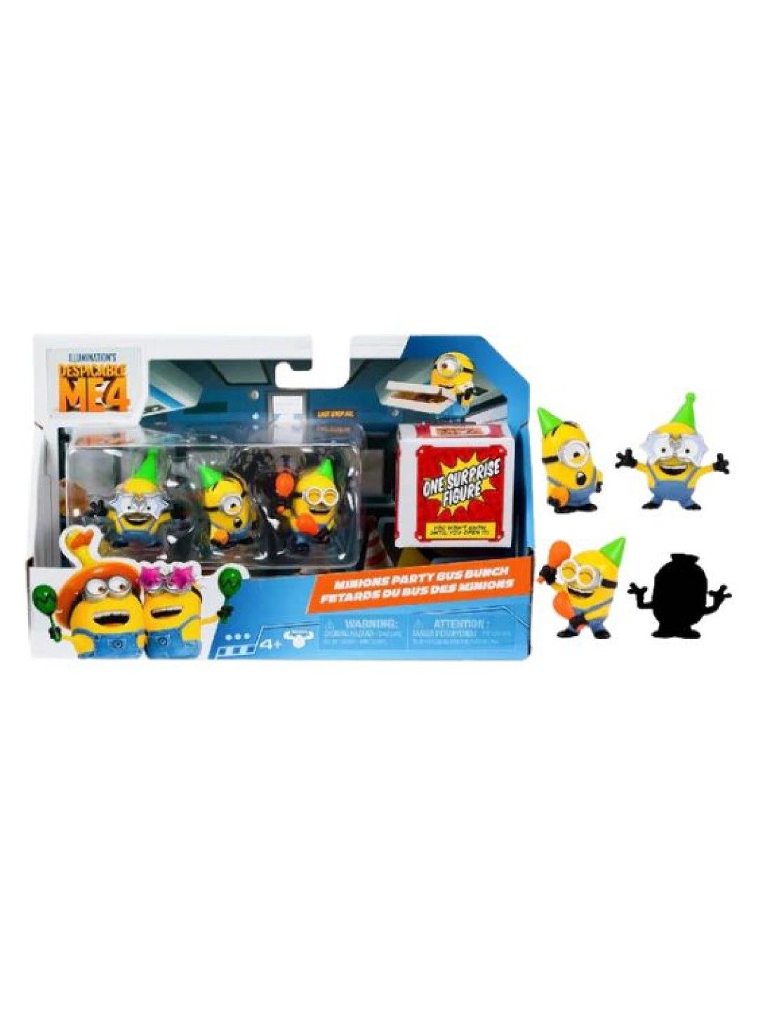 Despicable Me 4 Minions Party Bus Bunch (No Color- Image 2)