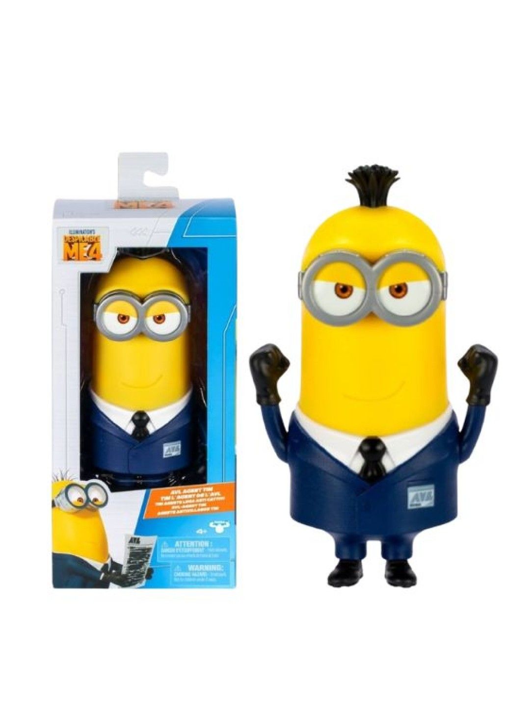 Despicable Me 4 Deluxe Minions AVL Agent Tim (No Color- Image 2)