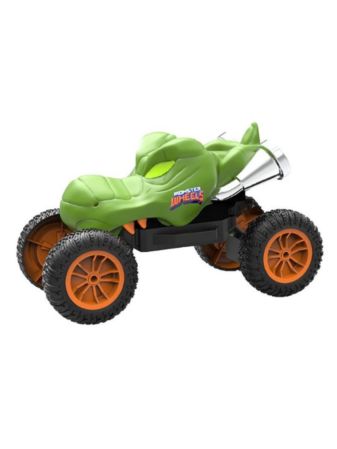 Monster Wheels 27Mhz Toy Dino Remote Control Monster Truck (Green- Image 3)