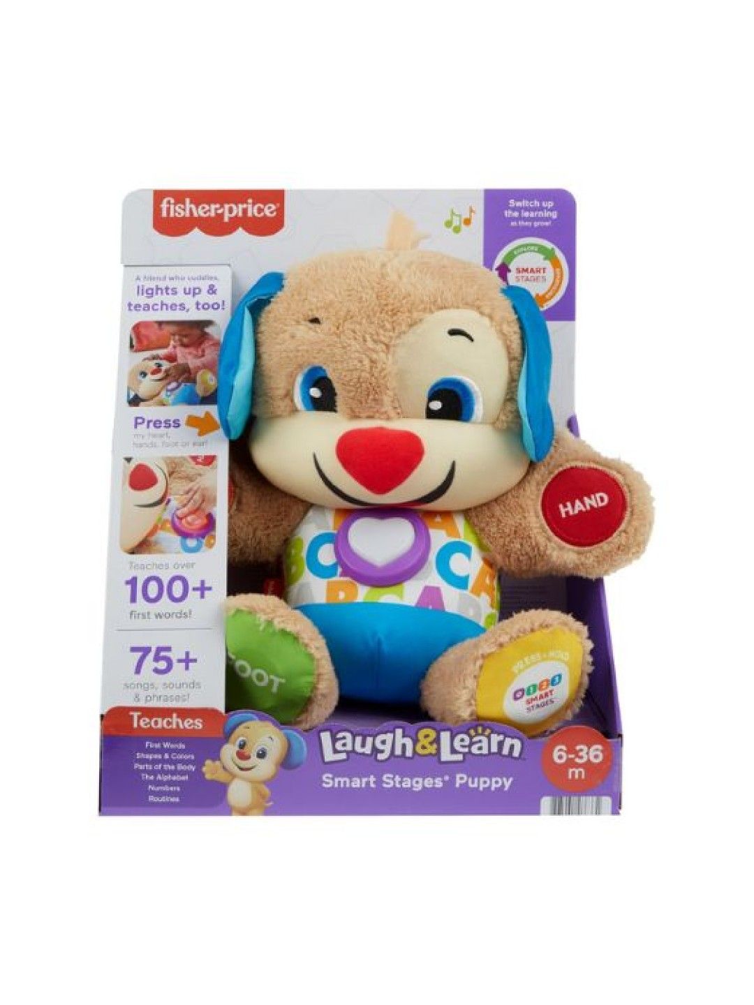 Fisher Price Laugh & Learn Smart Stages Puppy Musical Plush (No Color- Image 2)