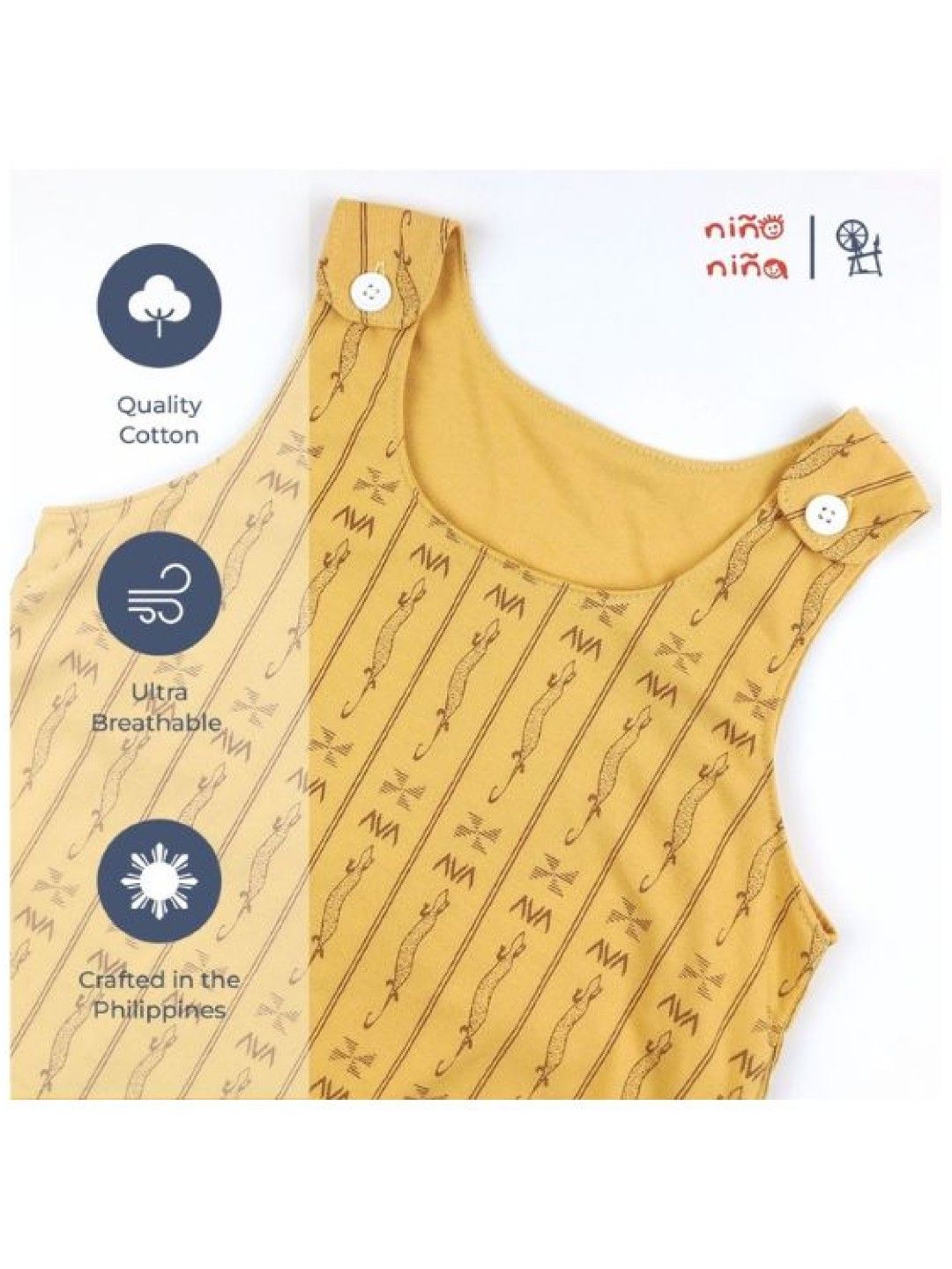 Looms Toddler Boys Playsuit Tapiserya Collection (No Color- Image 3)