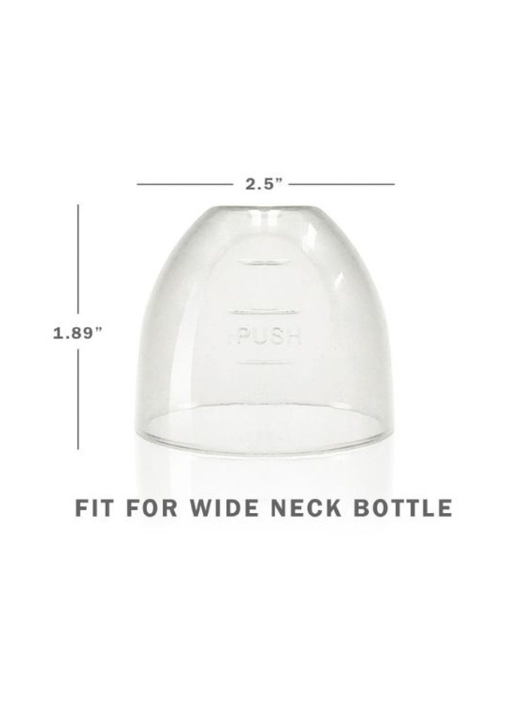 Huppy Buppy Dust Cover for Wide Neck Bottle (2pcs) (No Color- Image 3)