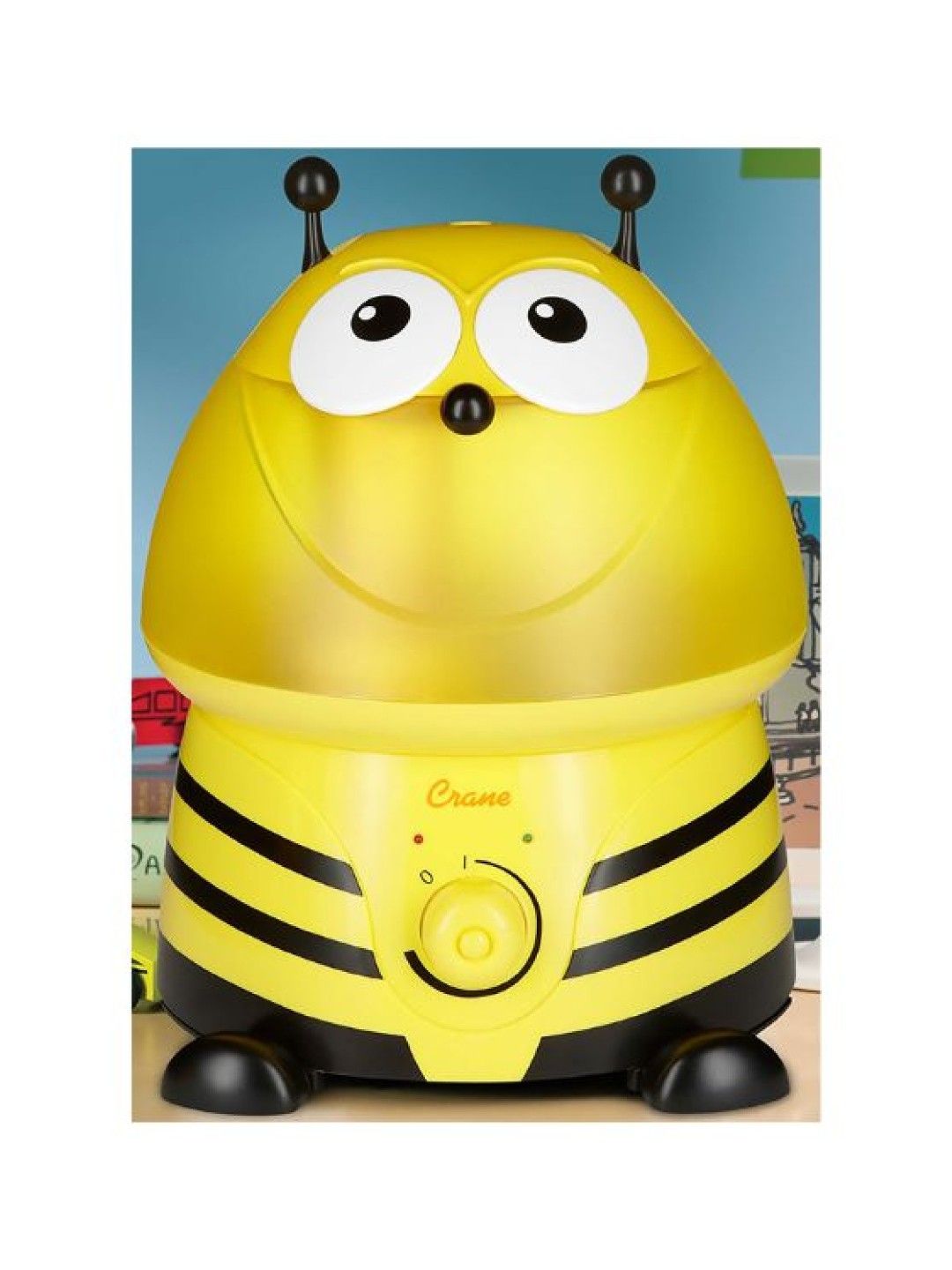 Crane Adorable Cool Mist Humidifier Buzz the Bumblebee (No Color- Image 3)