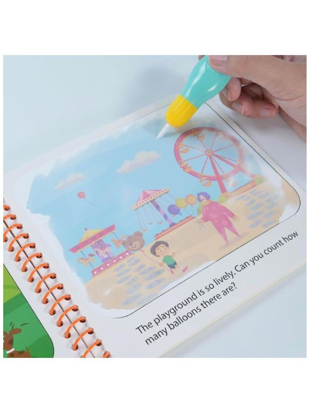 Y-PLUS+ Water Magic Activity Book - Busy Town (No Color- Image 2)