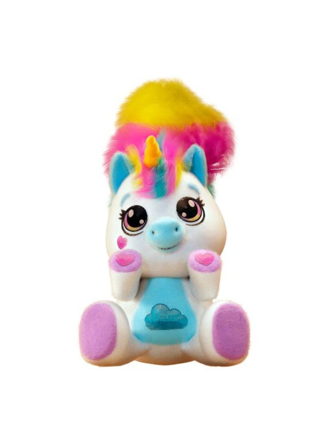 Eolo Furry Tails Electronic Plush Unicorn (No Color- Image 1)