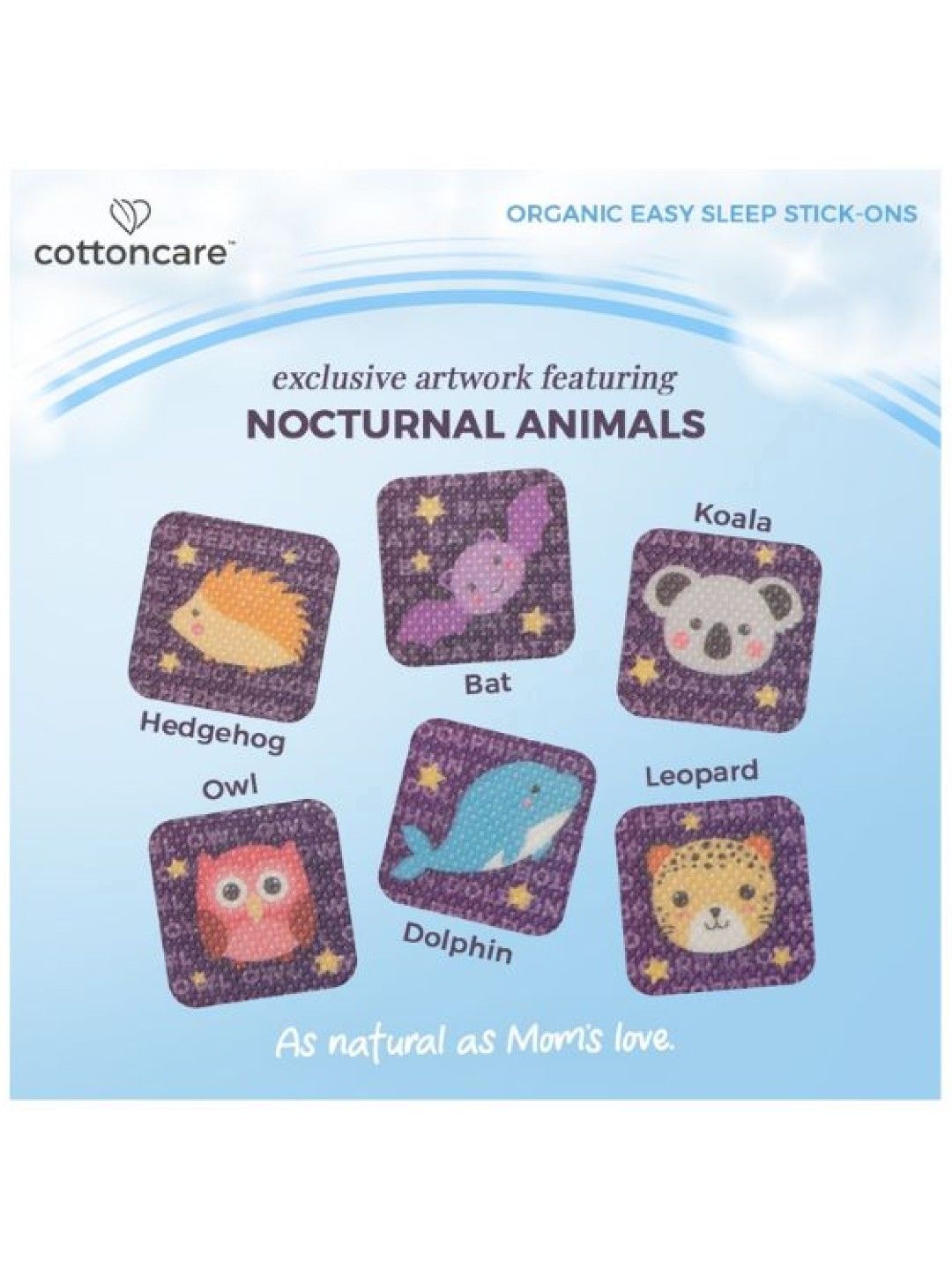 Cotton Central™ Cottoncare Organic Easy Sleep Stick-Ons - Calming Lavender 2 Pack (48 patches) (No Color- Image 3)