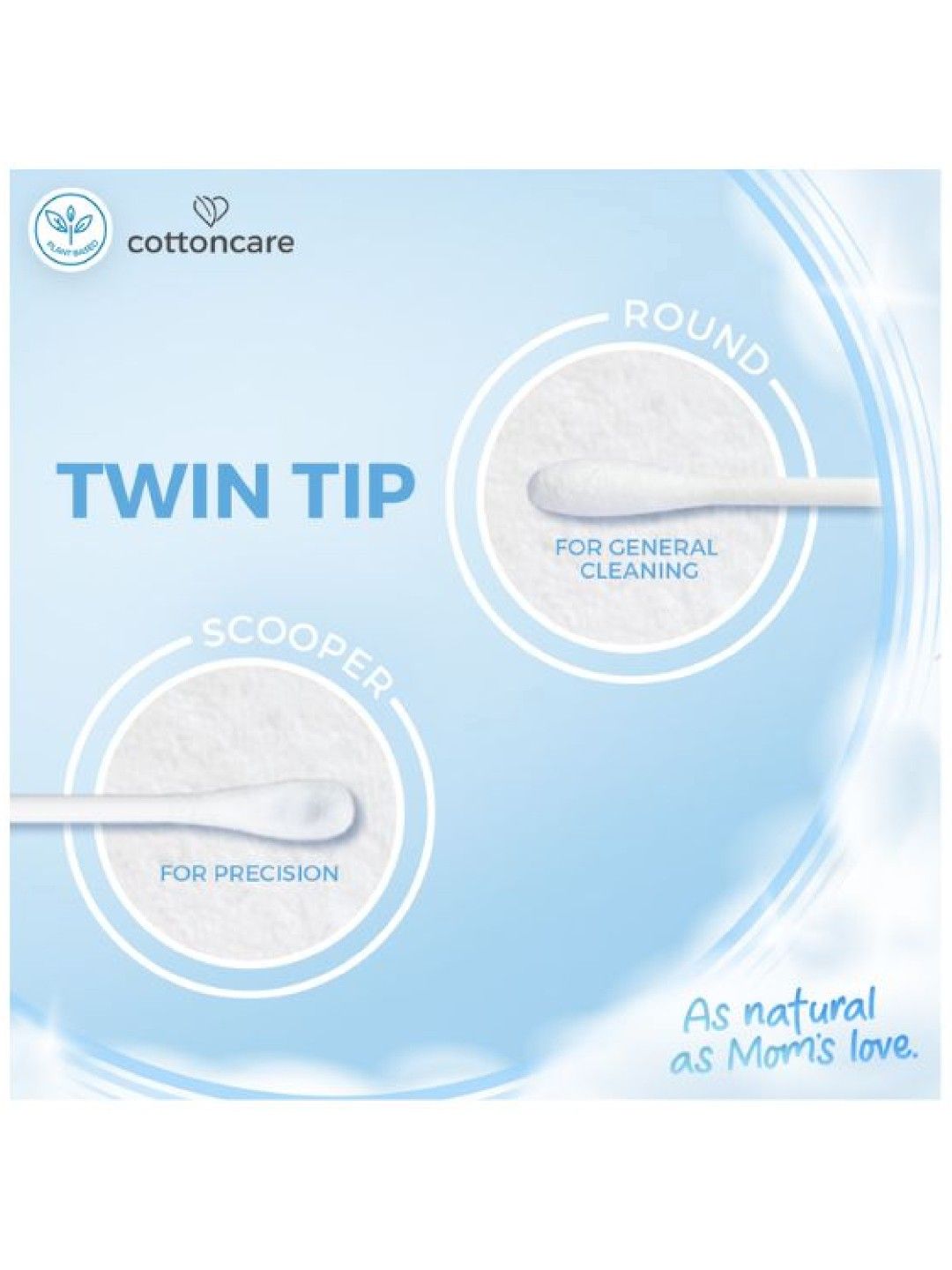 Cotton Central™ Cottoncare Baby Cotton Buds - Scooper 2 Pack (800 Tips) (No Color- Image 3)
