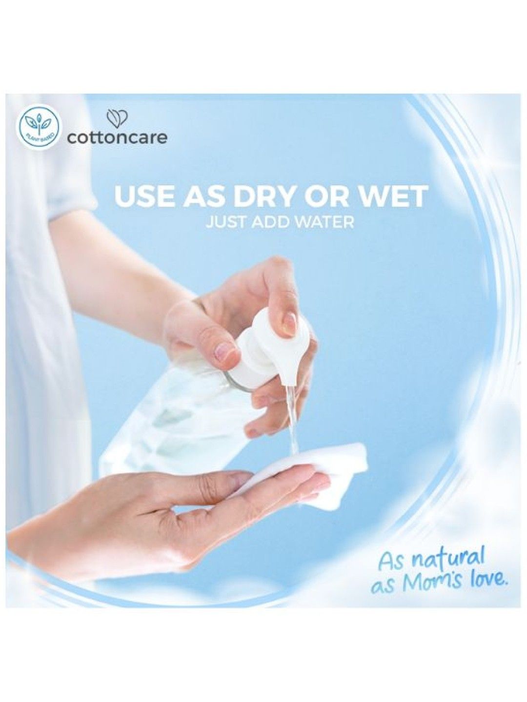 Cotton Central™ Cottoncare Organic Cotton Dry Baby Wipes - 30 Pack (1500s) (No Color- Image 3)